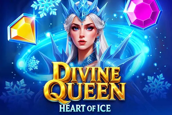 Divine Queen Heart Of Ice slot game logo