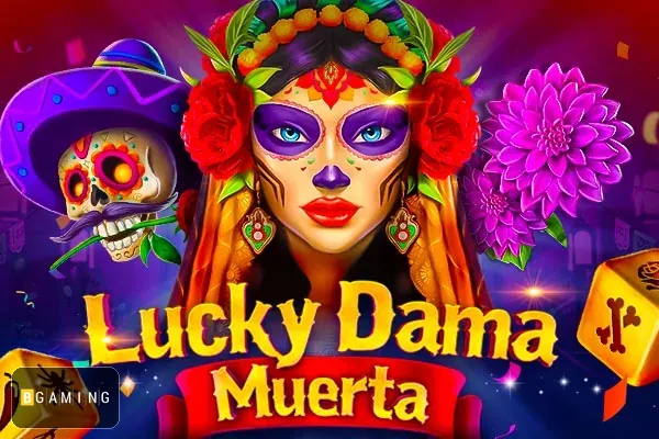 Lucky Dama Muerta slot game logo