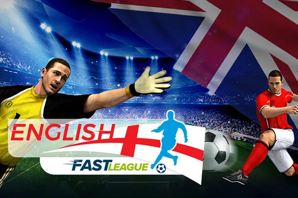 English Fast League Football Match slot game logo